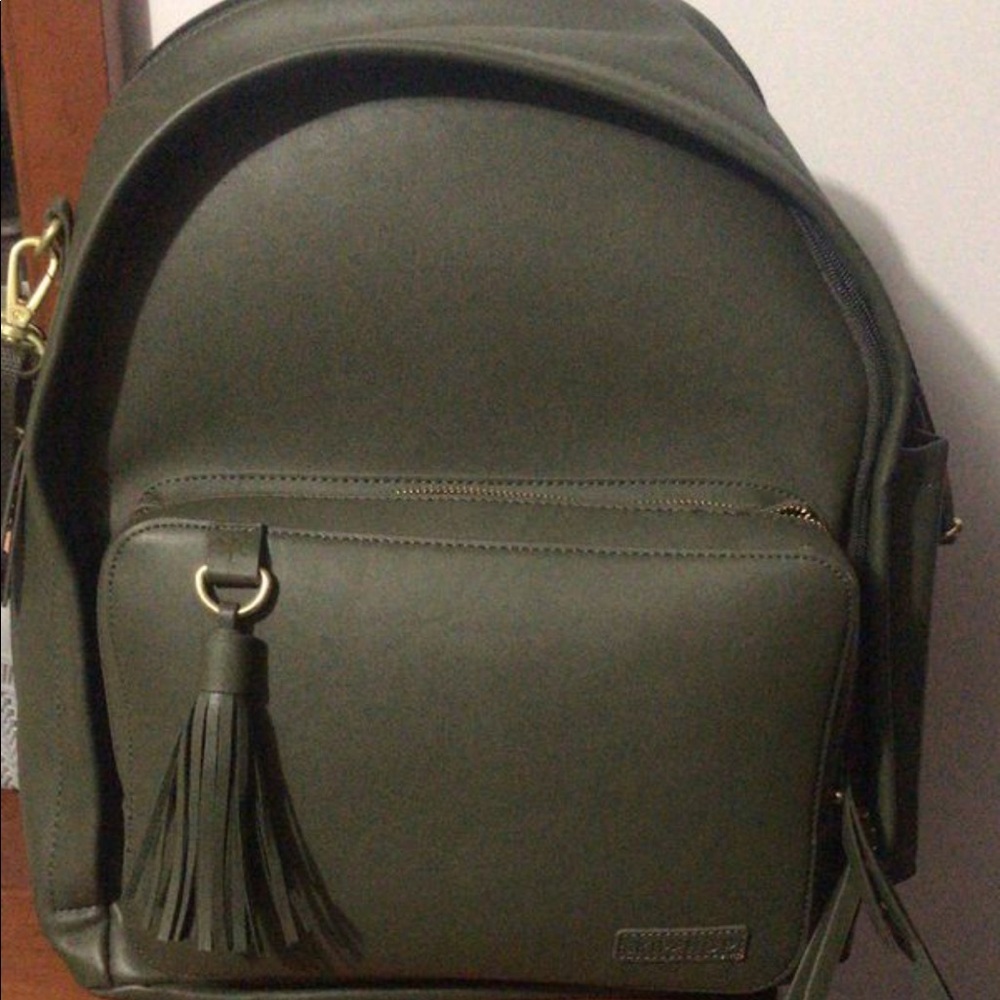 Skip hop diaper bag olive